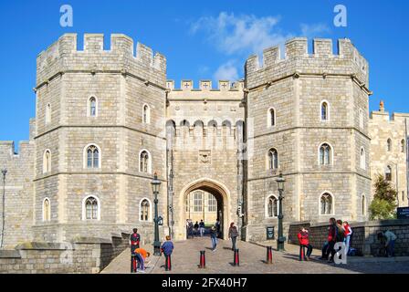 Henry VIII Gate, Windsor Castle, Windsor, Berkshire, England, United Kingdom