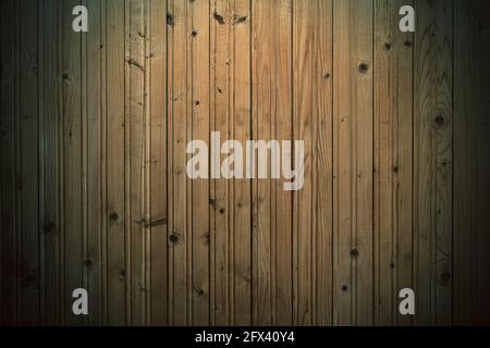 Wooden background. Close up plank wood table floor with natural pattern texture. Can be used as background for any advertisement. Stock Photo