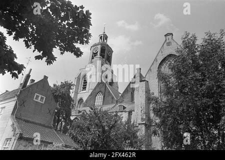 De Peperbus, the church on the Grote Markt, August 1, 1968, church towers, The Netherlands, 20th century press agency photo, news to remember, documentary, historic photography 1945-1990, visual stories, human history of the Twentieth Century, capturing moments in time Stock Photo