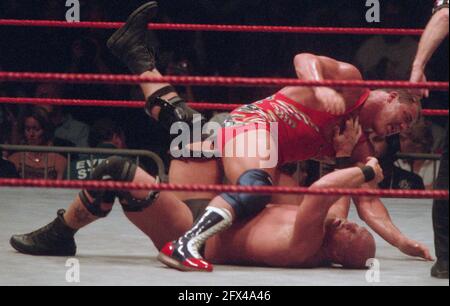 Stone Cold Steve Austin Kurt Angle 1998                                                     Photo By John Barrett/PHOTOlink Stock Photo