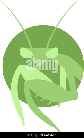Mantis symbol Stock Vector