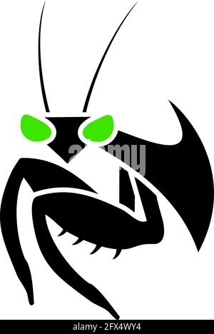 Mantis icon design Stock Vector