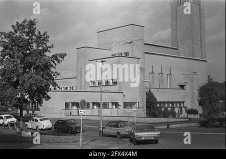 Exteriors Hilversum town hall, October 7, 1975, town halls, The Netherlands, 20th century press agency photo, news to remember, documentary, historic photography 1945-1990, visual stories, human history of the Twentieth Century, capturing moments in time Stock Photo