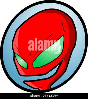 alien icon Stock Vector