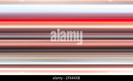 Bright multicolored abstract background of horizontal blurred lines Stock Photo