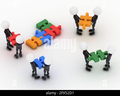 3d Max Teamwork word cloud concept. Stock Photo