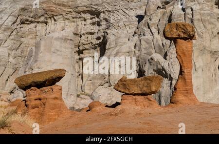 Toadstool Hoodoos, Kanab, Utah, USA Stock Photo