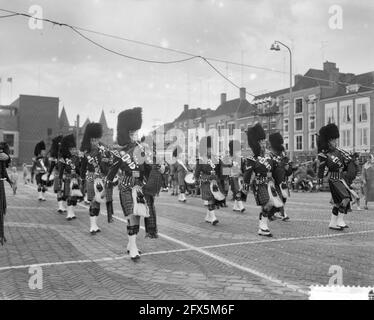 Photo made during the tattoo in Delft. This is probably a so-called hatsman  of the Marines Corps Stock Photo - Alamy