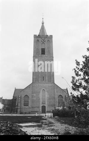 Grote of St. Vituskerk in Naarden restored; church exterior, November 23, 1978, churches, The Netherlands, 20th century press agency photo, news to remember, documentary, historic photography 1945-1990, visual stories, human history of the Twentieth Century, capturing moments in time Stock Photo