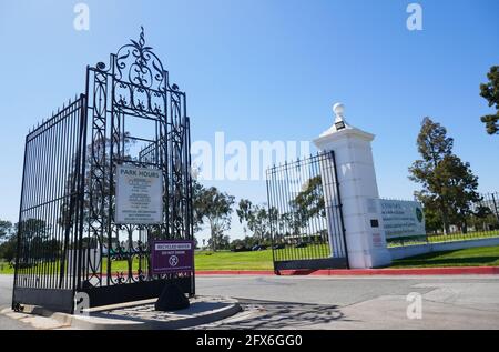 Cypress, California, USA 24th May 2021 A general view of atmosphere of Forest Lawn Cypress Memorial Park on May 24, 2021 in Cypress, California, USA. Photo by Barry King/Alamy Stock Photo Stock Photo