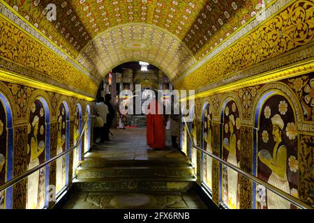 Sri Lanka - Kandy Temple of the Sacred Tooth Relic Stock Photo