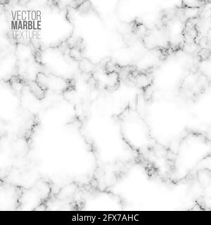 White, gray and black marble pattern background. Abstract seamless texture vector illustration. Grey granite tile for kitchen, floor, wall. Smooth min Stock Vector