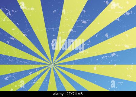 Neon background in blue and green with white grunge and place for text - fully editable and useful for integration in different artworks for designers Stock Photo