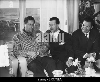 Performance Patachou Kurhaus Scheveningen, April 21, 1955, Performance, The Netherlands, 20th century press agency photo, news to remember, documentary, historic photography 1945-1990, visual stories, human history of the Twentieth Century, capturing moments in time Stock Photo