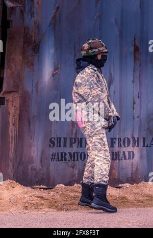 Netflix The Army of the Dead props Stock Photo