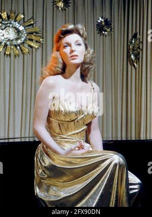 JULIE LONDON (1926-2000) American singer and fim actress about 1957