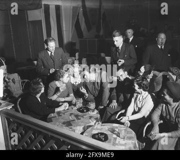 Skittles competitions, 1949, skittles competitions, The Netherlands, 20th century press agency photo, news to remember, documentary, historic photography 1945-1990, visual stories, human history of the Twentieth Century, capturing moments in time Stock Photo