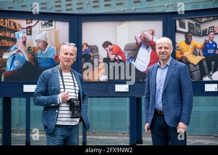 Munich, Germany. 27th July, 2021. Sebastian Hellmann, presenter, takes part  in a press conference of  Prime Video.  will show Champions  League matches from the 2021/22 season. On its paid streaming