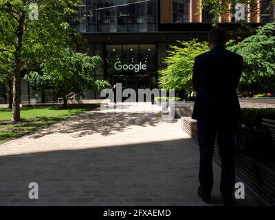 Google office building, Kings Cross, London Stock Photo