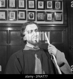 Christmas play in the Grote of St. Bavokerk in Haarlem, December 17, 1945, Christmas play, The Netherlands, 20th century press agency photo, news to remember, documentary, historic photography 1945-1990, visual stories, human history of the Twentieth Century, capturing moments in time Stock Photo