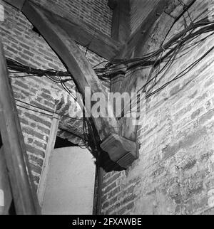 Christmas play in the Grote of St. Bavokerk in Haarlem, December 17, 1945, Christmas play, The Netherlands, 20th century press agency photo, news to remember, documentary, historic photography 1945-1990, visual stories, human history of the Twentieth Century, capturing moments in time Stock Photo