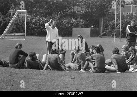 First training Ajax for new season, July 14, 1972, sports, training, soccer, The Netherlands, 20th century press agency photo, news to remember, documentary, historic photography 1945-1990, visual stories, human history of the Twentieth Century, capturing moments in time Stock Photo
