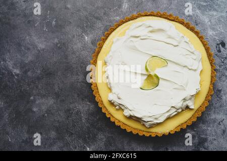 Key Lime Pie Stock Photo