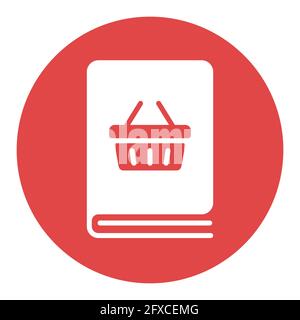 Catalog product vector glyph icon. E-commerce sign. Graph symbol for ...