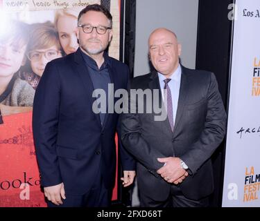 June 14, 2017, Culver City, California, USA: Colin Trevorrow and Dean Norris attend the opening night premiere of Focus Features' ''The Book of Henry'' during the 2017 Los Angeles Film Festival. (Credit Image: © Billy Bennight/ZUMA Wire) Stock Photo