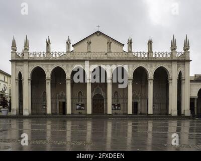 Beautiful shot of the Cathedral of Biella, I Stock Photo