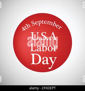 USA Labor Day Stock Vector