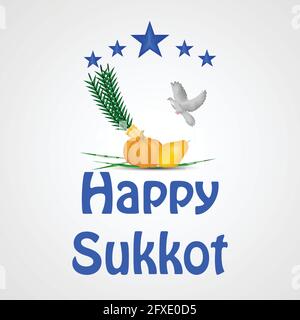 Sukkot background Stock Vector