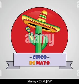 Cinco De Mayo background Stock Vector