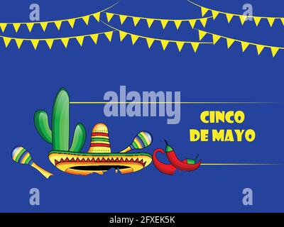 Cinco De Mayo background Stock Vector