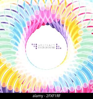 Modern colorful abstract shape geometry background Stock Vector