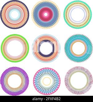 Calligraphic decorative elements for creative design tasks Stock Vector