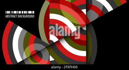 Abstract colorful background template with blended strips Stock Vector