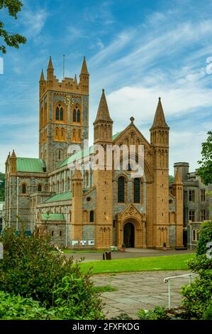 Buckland Abbey Church, Buckfastleigh, Devon, England Stock Photo