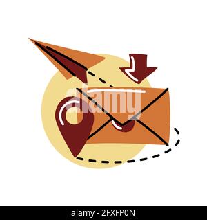 Vector illustration in graphic style. Digital art Stock Vector