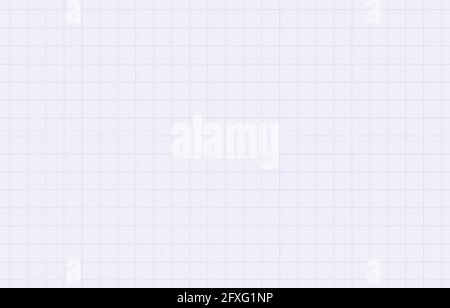 Square (squared) graph paper background. Real grid paper with seamless, tileable repeat pattern, ideal for an endless scrolling template Stock Photo