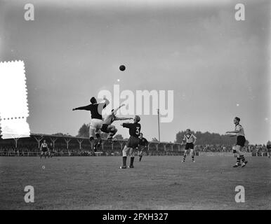 Elinkwijk against VVV 2-0, KNVB cup, Van der Bosch (left) is going to score  1-0, December 10, 1972, sports, soccer, The Netherlands, 20th century press  agency photo, news to remember, documentary, historic