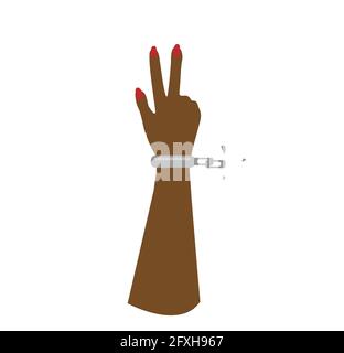 Juneteenth, African-American Independence Day, June 19. Day of freedom and emancipation Stock Vector