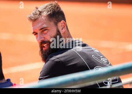 Parma, Italy. 27th May, 2021. Benoit Paire during double tennis match ATP 250 during ATP 250 Emilia Romagna Open 2021, Tennis Internationals in Parma, Italy, May 27 2021 Credit: Independent Photo Agency/Alamy Live News Stock Photo