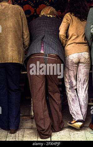 Roma Roulette in Saintes Maries de la Mer, France 1978 Stock Photo