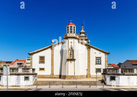 Church of Our Limping Lady in Povoa de Varzim, Portugal Stock Photo