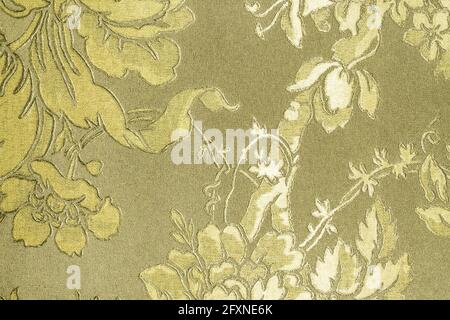 Vintage Wallpaper Seamless Pattern with Eastern Floral Elements Stock Photo