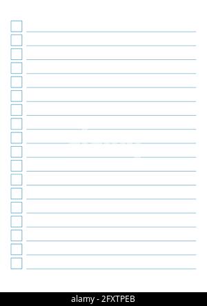 Graph paper. Printable To do list with check boxes, checklist, grid ...