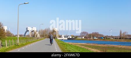 Scenic view Sluic complex, Utrecht, The Netherlands Stock Photo