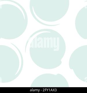 Vector seamless abstract pattern with geometry circles. Background Stock Vector