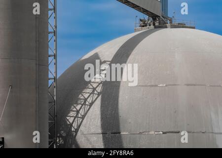 St Marys Cement plant at the limestone quarry in Charlevoix, Michigan, USA [No property release; available for editorial licensing only] Stock Photo